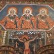 The painting of the Trinity in Debre Birhan Selassie Church, Gondar